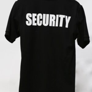 Alternative view of Black Security Uniform Polo