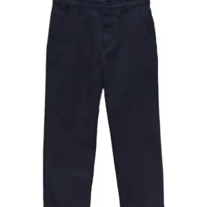 Boy's Navy Uniform Twill Pants Flat Front Pants