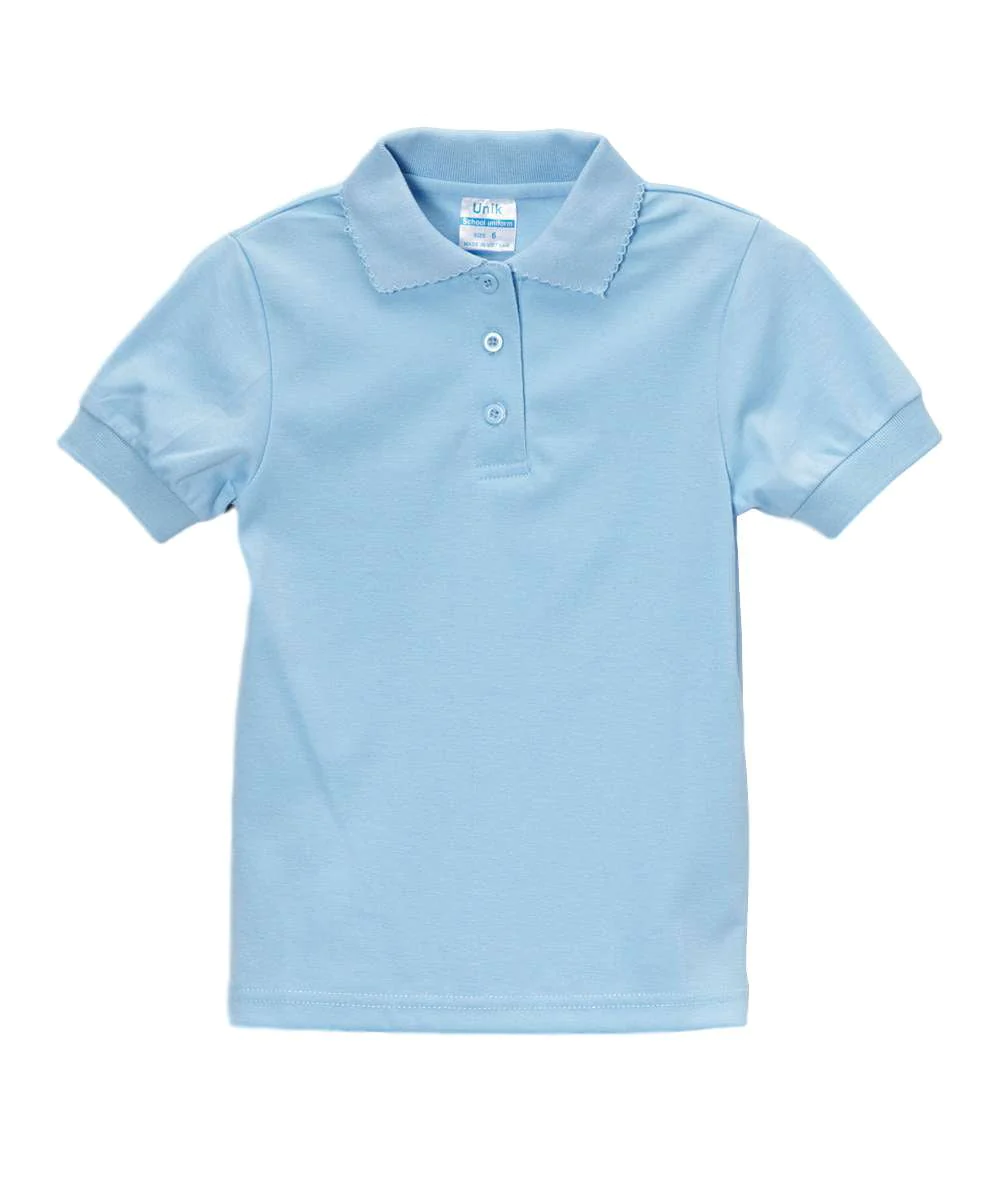 Girl's Uniform Polo Shirt (Cotton)